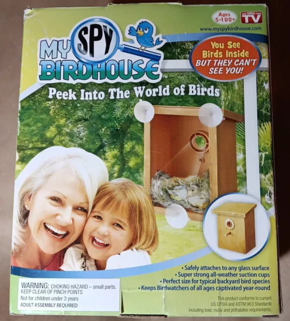 My Spy Birdhouse - As Seen On TV - Peek Into the World of Birds. New Sealed