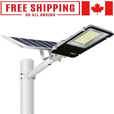 200W Solar Super Bright Street LED Light Waterproof & Remote Control For Outdoor
