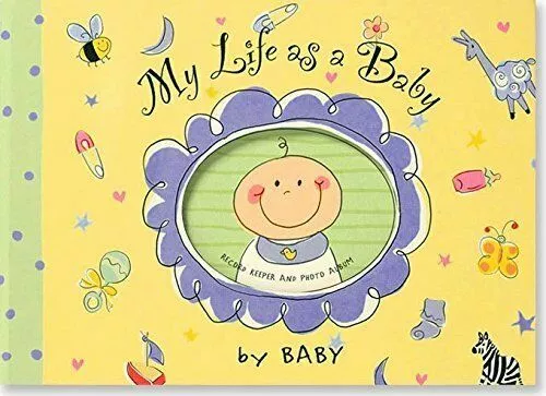Mi Vida como Un Bebé Niño Libro de Registro Álbum Fotos Recuerdos Recién Nacido