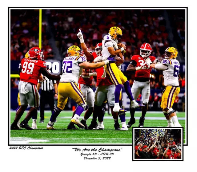 Georgia Bulldogs Football 2022 Sec We Are The Champions Vs Lsu Print