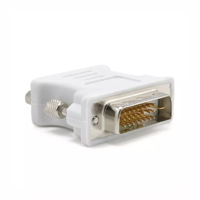 DVI to VGA SVGA Converter Adapter DVI-D Dual Link 24+1 pin Male to 15 Female New