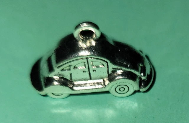 Pendant Volkswagen Charm Car Charm VW Charm Love Bug Charm Slug Bug Baby Blue