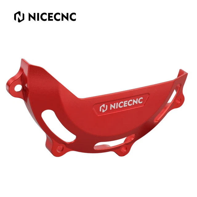 NICECNC Engine Case Clutch Cover Protection For YAMAHA YFZ450 2006-2009 2013 Red
