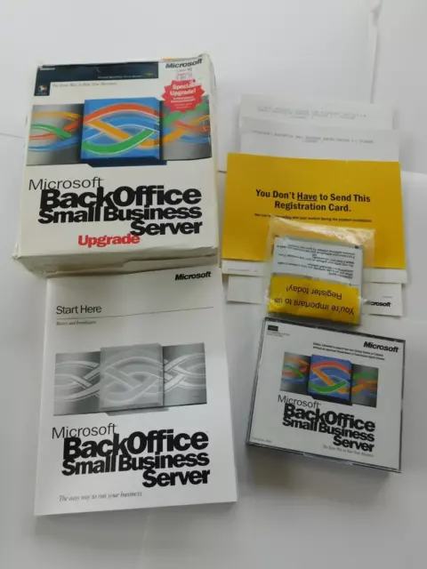 Microsoft BackOffice Small Business Server 4.0 Upgrade Retail Box