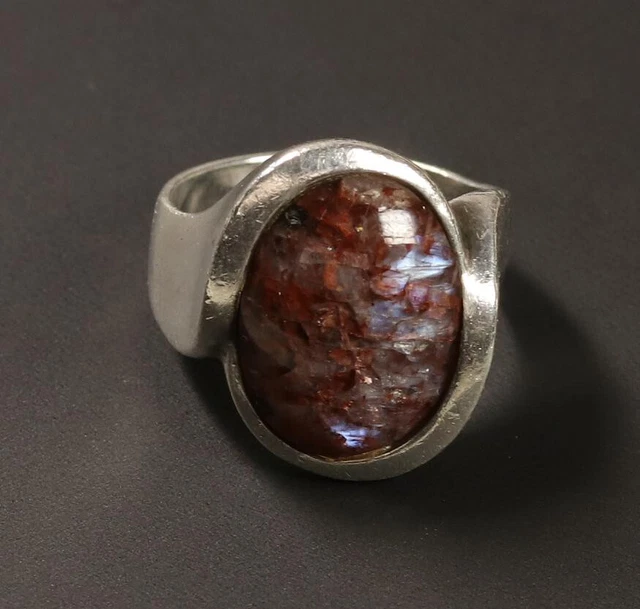 Bague Vintage En Argent Massif 925 - Taille 60 (20.5), Occasion, Style Ancien Et élégant