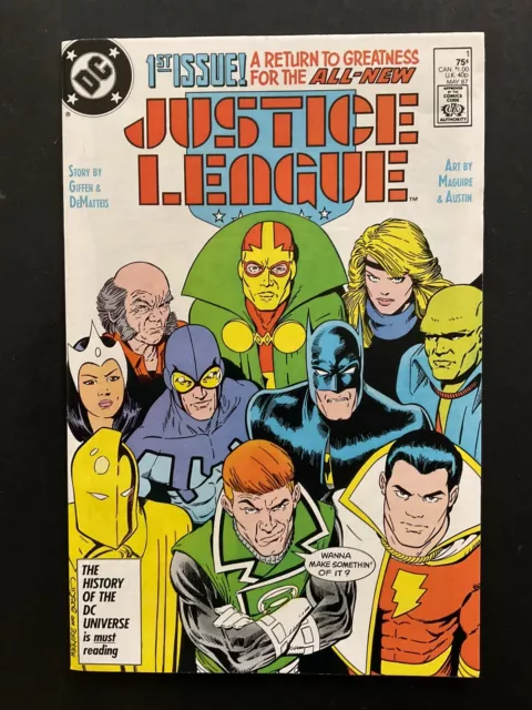 JUSTICE LEAGUE 1. JL EUROPE 1. DC Copper Age Comics. Free Shipping. Rare. Key 2