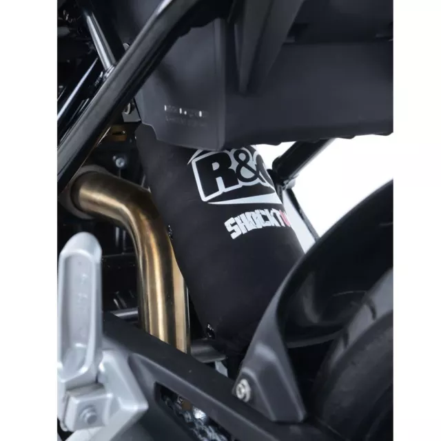 R&G ShockTube Black (11" x 11") Kawasaki ZX6-R 2019 - 2023