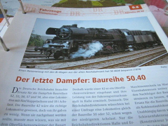 DAS WAR DIE DR 5.2 Baureihe 50.40 Der letzte Dampfer4S EUR 5,17
