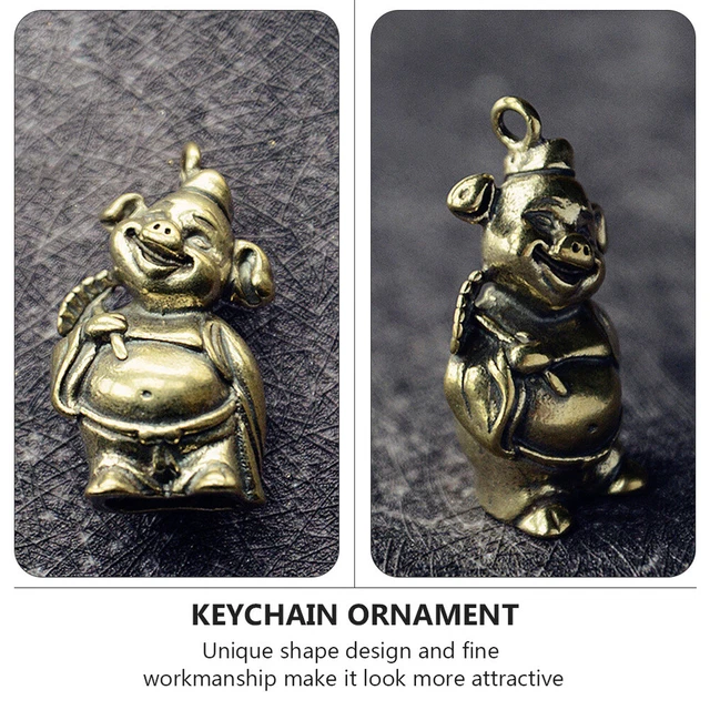 3 Pcs Charms Success Key Ring Bag Pendant Car Keys Keychain Manual 3