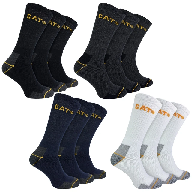 Chaussettes mixtes sans élastique en pur coton bio Noir