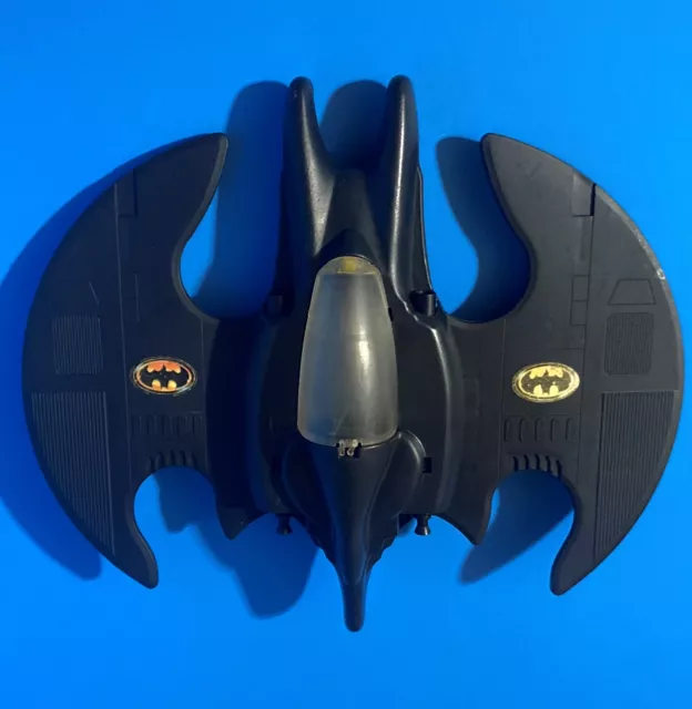 1989 ToyBiz DC Comics Batman Movie Batwing Toy Vehicle Incomplete