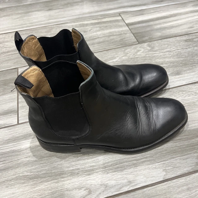 MEN LUXURY MARKS And Spencer Chelsea Boots UK 10 Black £25.00 PicClick UK