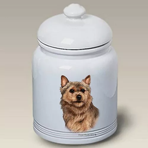 Norwich Terrier Ceramic Treat Jar TB 34152