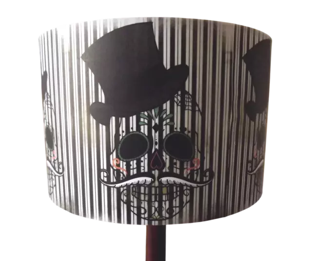 Mexican day of the dead Lampshade,Halloween,Gothic,industrial,Free Gift