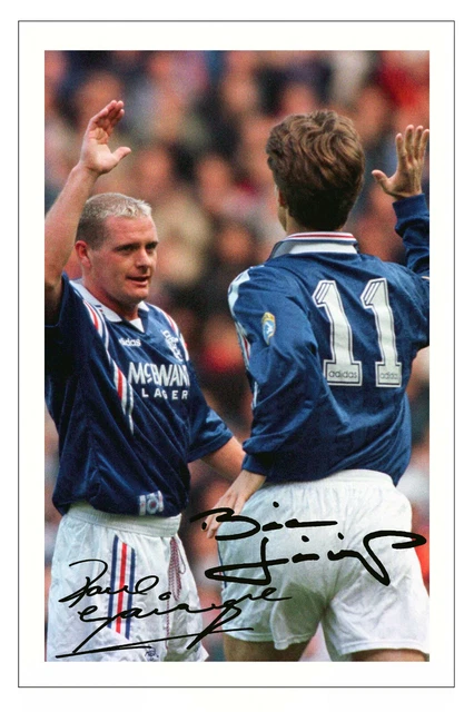 Autogramm - Brian Laudrup (Bayern München) - 1990/1991