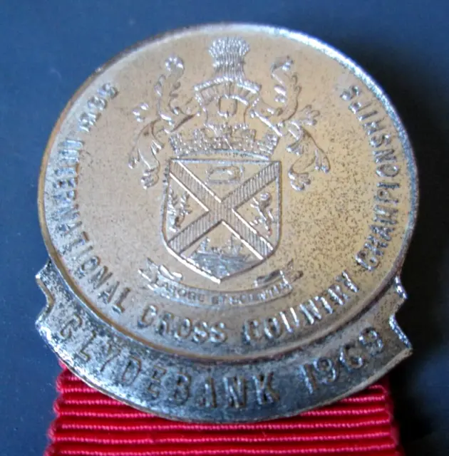 Clydebank 1969 56Th International Cross Country Championship  Medal (Pb1)