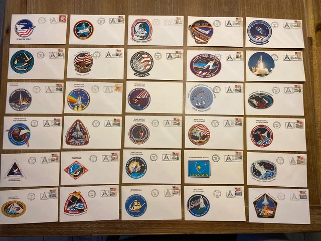 Large lot of 73 NASA First Day covers Space Shuttle STS Skylab Apollo others