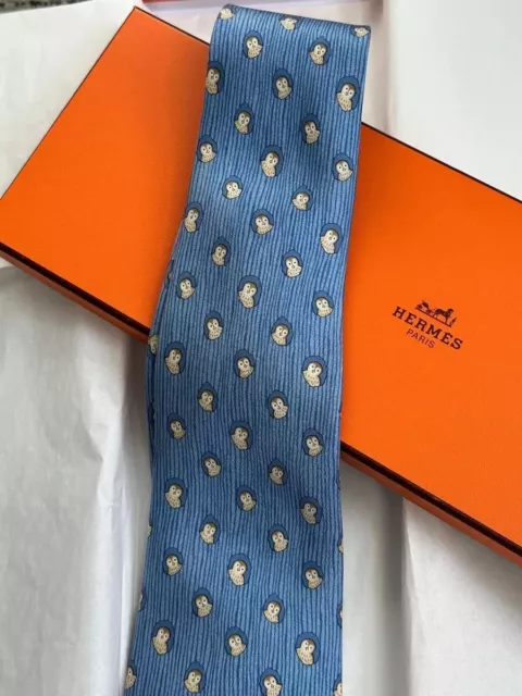 hermes tie brand new in box