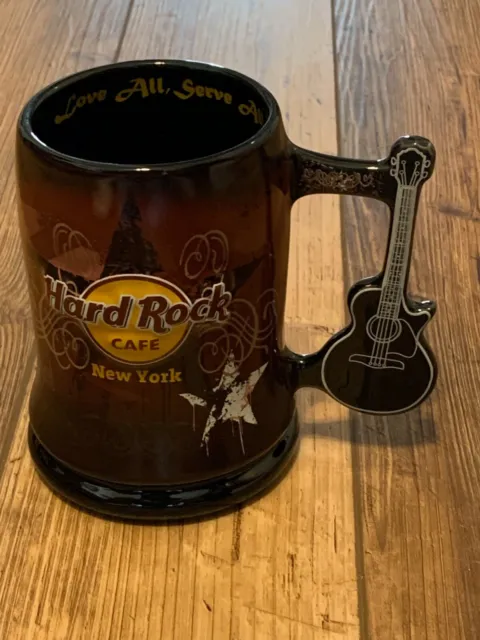 Hard Rock Cafe  --  New York, Guitar Handle, Mug