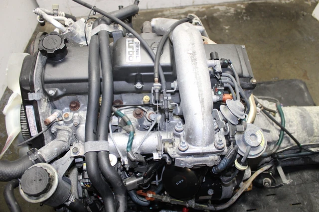 JDM TOYOTA 1KZ-TE Turbo Diesel Engine 1Kz 3.0L Motor 4Runner Hilux Surf ...
