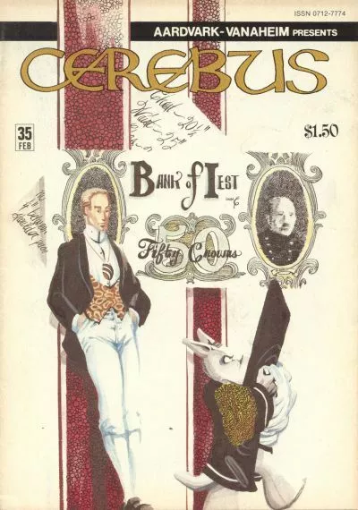 CEREBUS #35 VG/F, Dave Sim, The Aardvark-Vanaheim Comics 1982 Stock Image