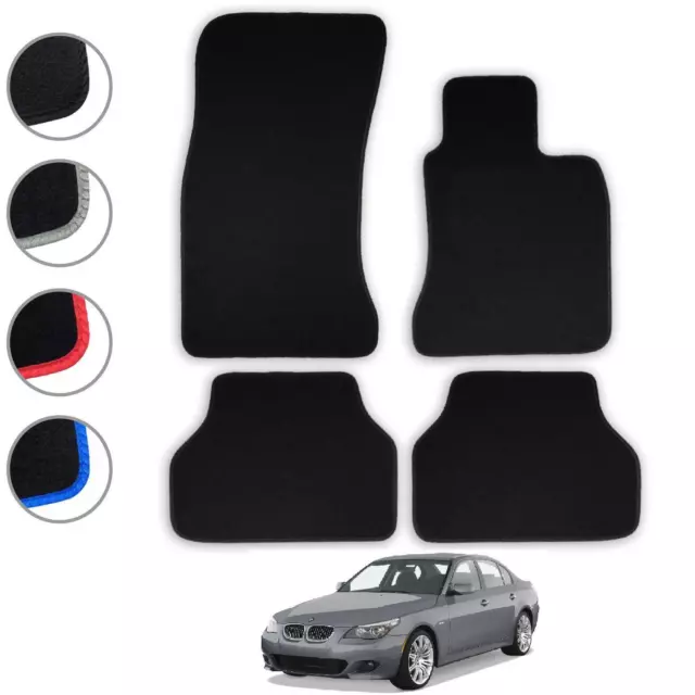 Car Mats for BMW 5 Series (2003-2010) [E60] [Auto] Tailored Fit Colour Trim Set