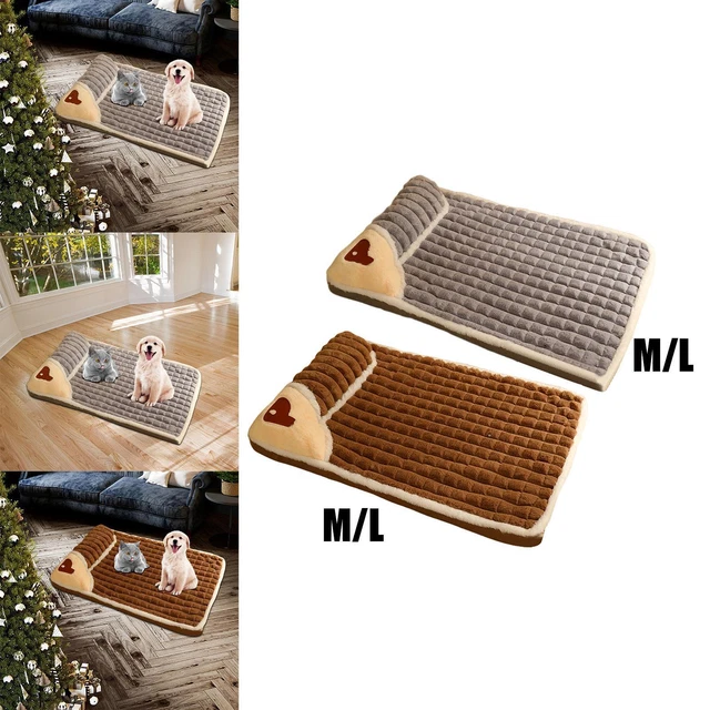 Lit pour chien coussin rembourré pour petits chiens moyens lit de couchage pour
