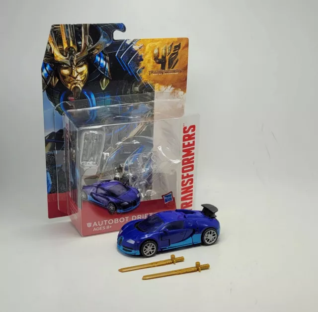 Transformers ROTF DRIFT Loose Complete W/cardback Revenge Of The Fallen