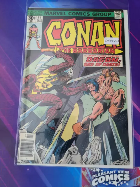 Conan The Barbarian #66 Vol. 1 High Grade Newsstand Marvel Comic Book Cm84-203