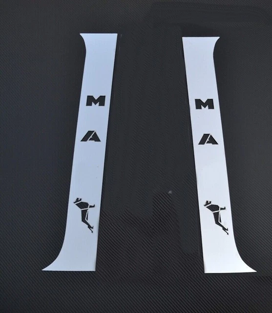 2pcs Acciaio Inox Lucidato Metallo Porta Cover Decorazioni per Man Tgx 2021+
