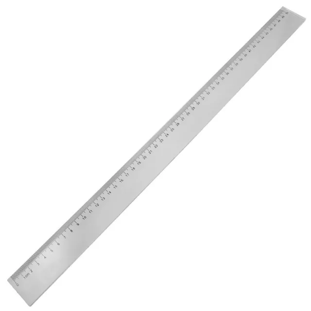 50cm Clear Plastic Measuring Long Straight Centimeter Ruler J4D85393