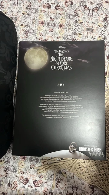 Skullector Box MATTEL MONSTER HIGH Skullector nightmare before christmas $550.00 ...