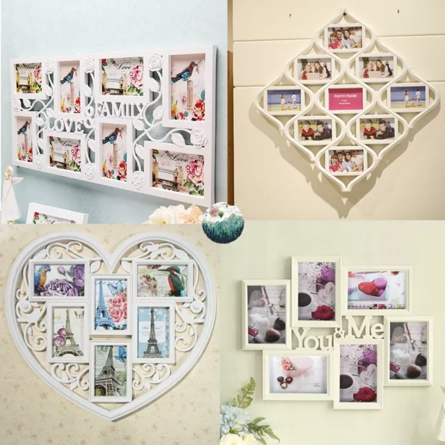 Photoframes Love Heart Images Collage Aperture Picture Photo Frame Hanging Wall