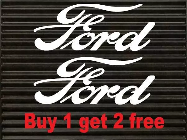 FORD Decal (Buy 1 get 2  FREE) Decal Vinyl Sticker FREE SHIPPING