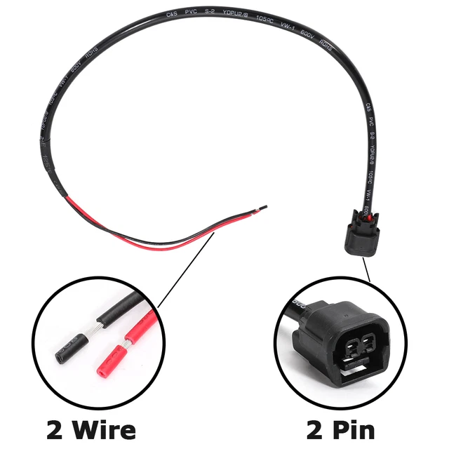 12V Motorcycle Accessory Power Plug 600mm Insulated Wire Tails Compatible With CRF250 CRF250L CRF300L CRF250R LA Rally