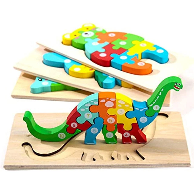 Montessori Wooden Toddler Puzzles for Kids Montessori Toys for Toddlers UK