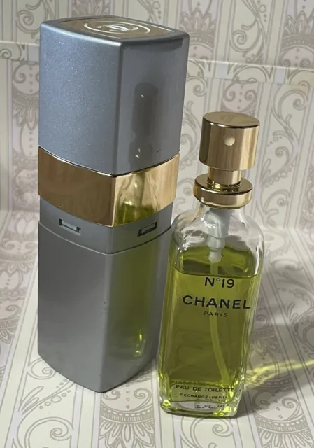 CHANEL N 19 Vintage Old Formula 1.7 Oz/50 ml Eau de Parfum spray REFILL  RARE
