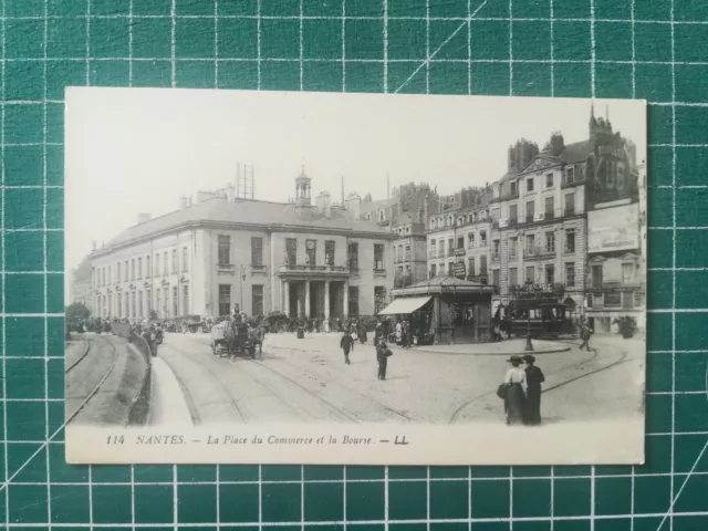 Xg138 CPA Circa 1920 Nantes - La Place of / The Commerce - Very Animated