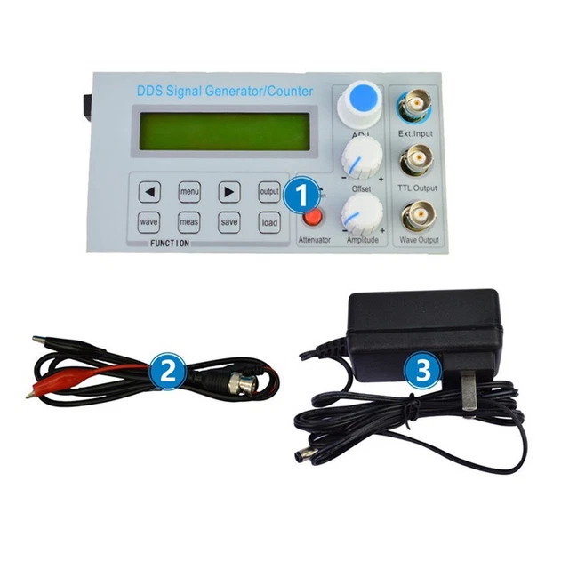 Générateur de fonction DDS compact et fiable avec compteur de fréquence 10 MH