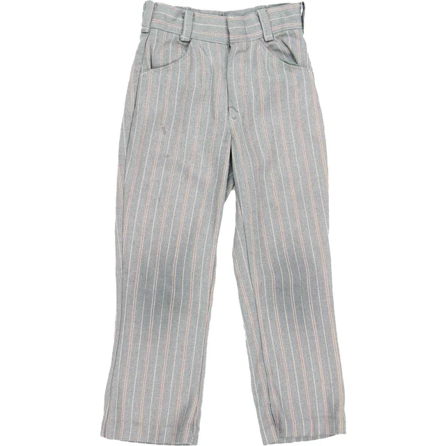 60s Vintage Striped Pinstriped Boys Dress Rockabilly Pants