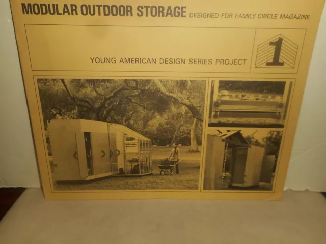 Planos modulares de construcción de almacenamiento al aire libre AMERICAN PLYWOOD ASSOCIATION Formulario 70-605