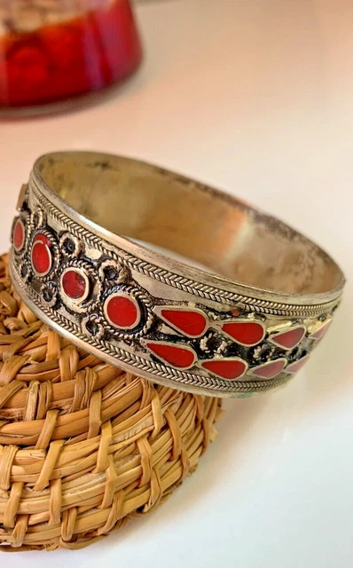 Very Old Rare Ancient Viking Bracelet Bronze Silvery Artefact Authentic Stunning
