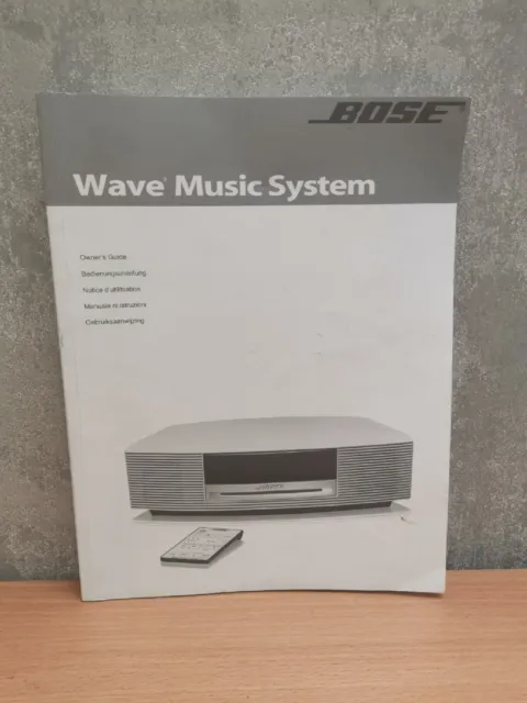 Manuale/guida del proprietario del sistema musicale Bose Wave - solo unità