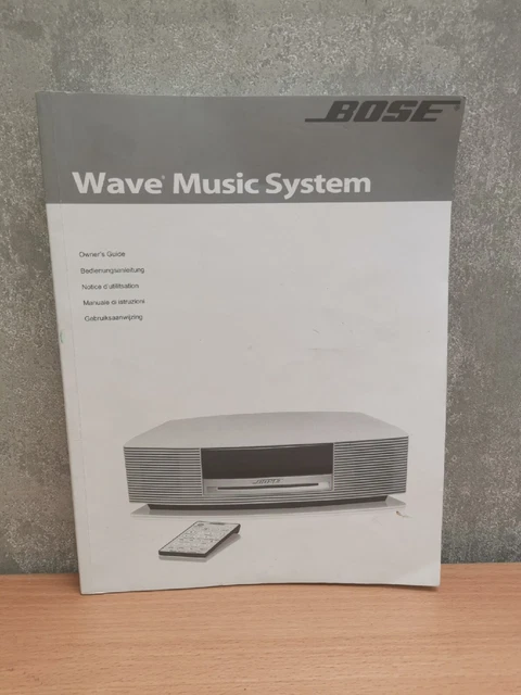Manuale/guida del proprietario del sistema musicale Bose Wave - solo unità