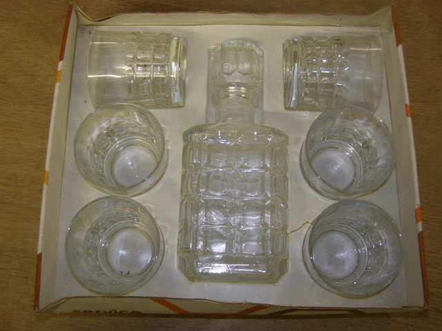 Set CLYDE carafe à whisky et 6 verres