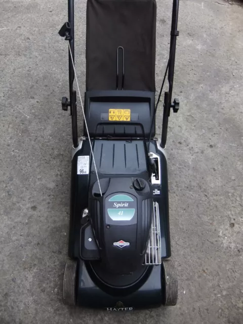 HAYTER SPIRIT 41 Push Petrol Lawn Mower in good working condition 155.00 PicClick UK