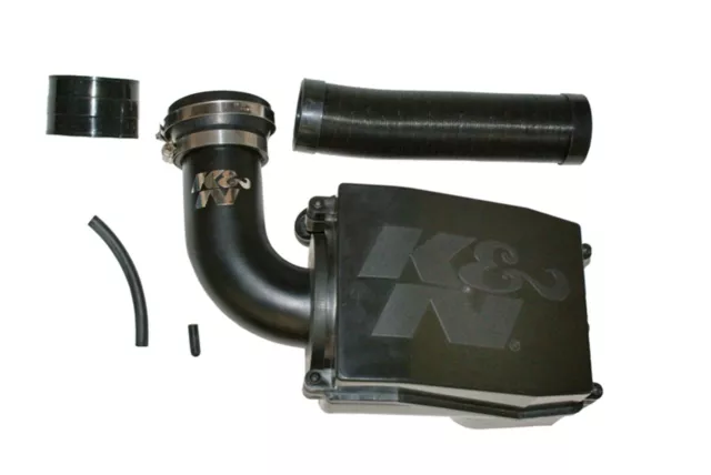 Sistema de filtro de aire deportivo K&N Filters 57i Gen II 57S-9501 caja de aire con tubo para VW B6 5