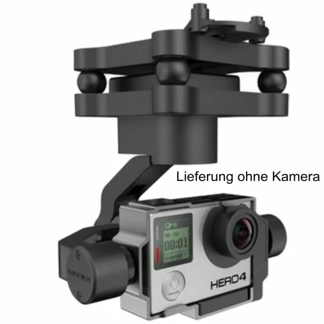 Yuneec G Gimbal GOPRO Fotocamera Supporto Hero 3, 3 4 H Conf. Orig. Senza MK58