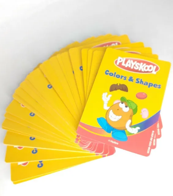 Playskool Colors&Shapes Pre-K Flashcards Hasbro 35 cards