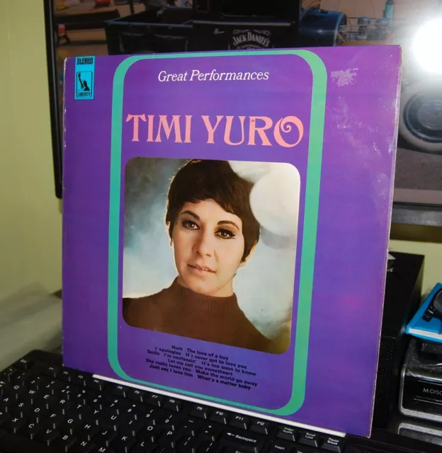 "Timi Yuro. "" Grosse Performances "" Lp Uk 1968. Freiheitslabel.